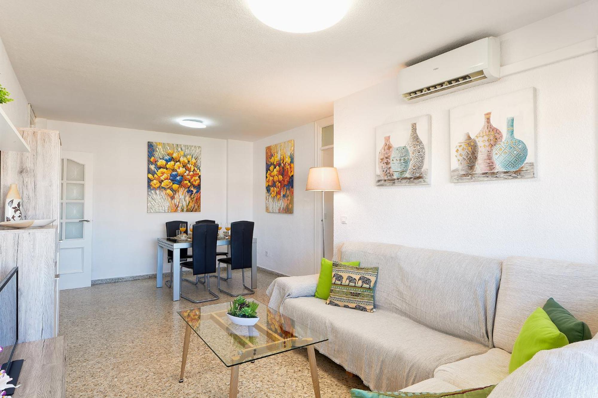 Luminoso Apartamento/ 5 Minutos De La Playa Màlaga Exteriér fotografie