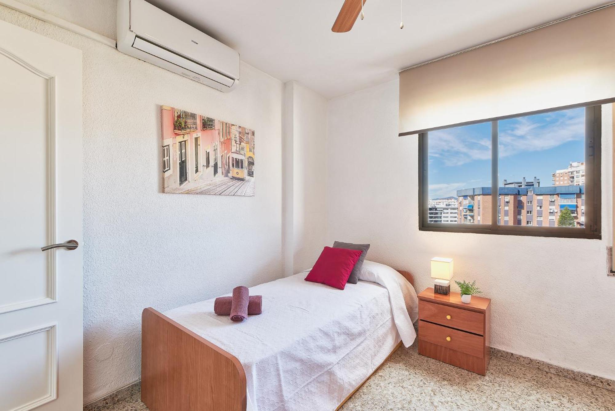 Luminoso Apartamento/ 5 Minutos De La Playa Màlaga Exteriér fotografie