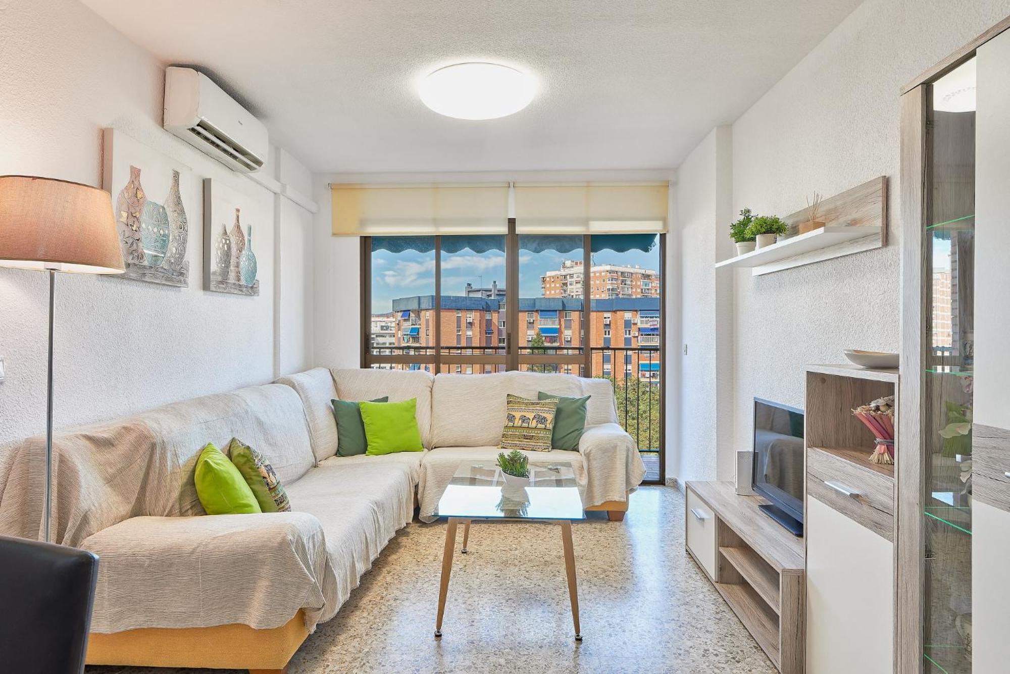 Luminoso Apartamento/ 5 Minutos De La Playa Màlaga Exteriér fotografie